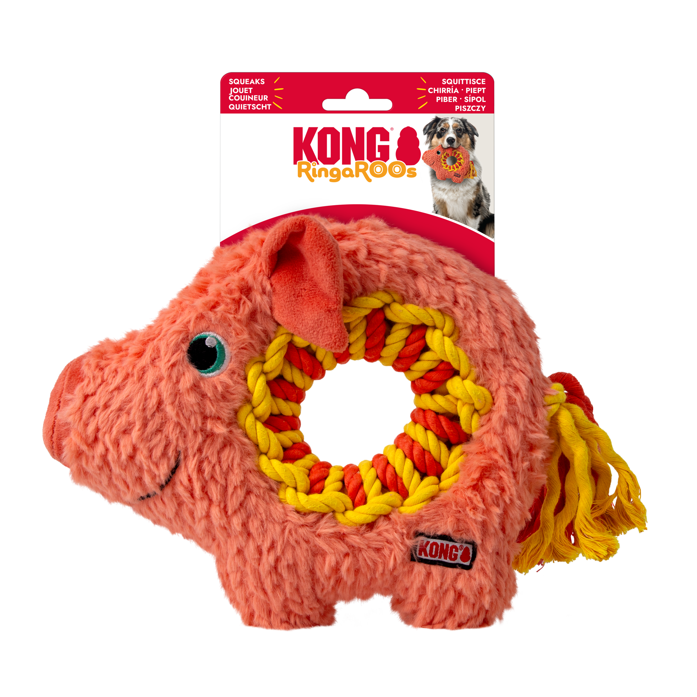KONG Ringaroos Pig Md EU