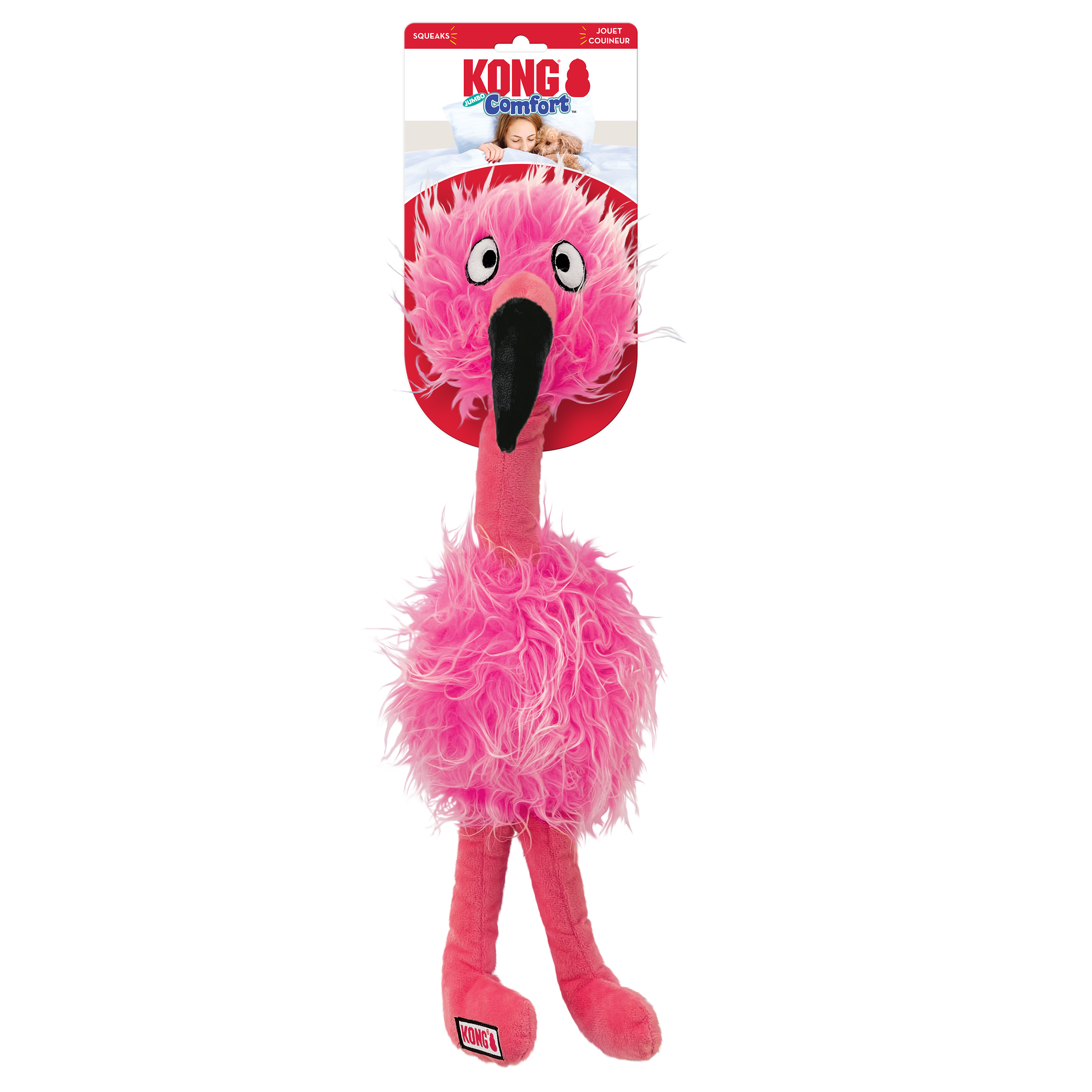 KONG Comfort Jumbo Birds Plush Dog Toy X-Large