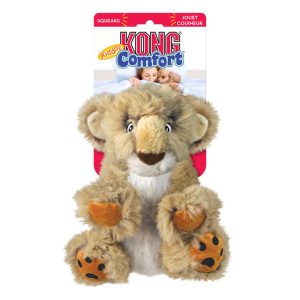 KONG Comfort Kiddos Lion Plush Dog Toy Large