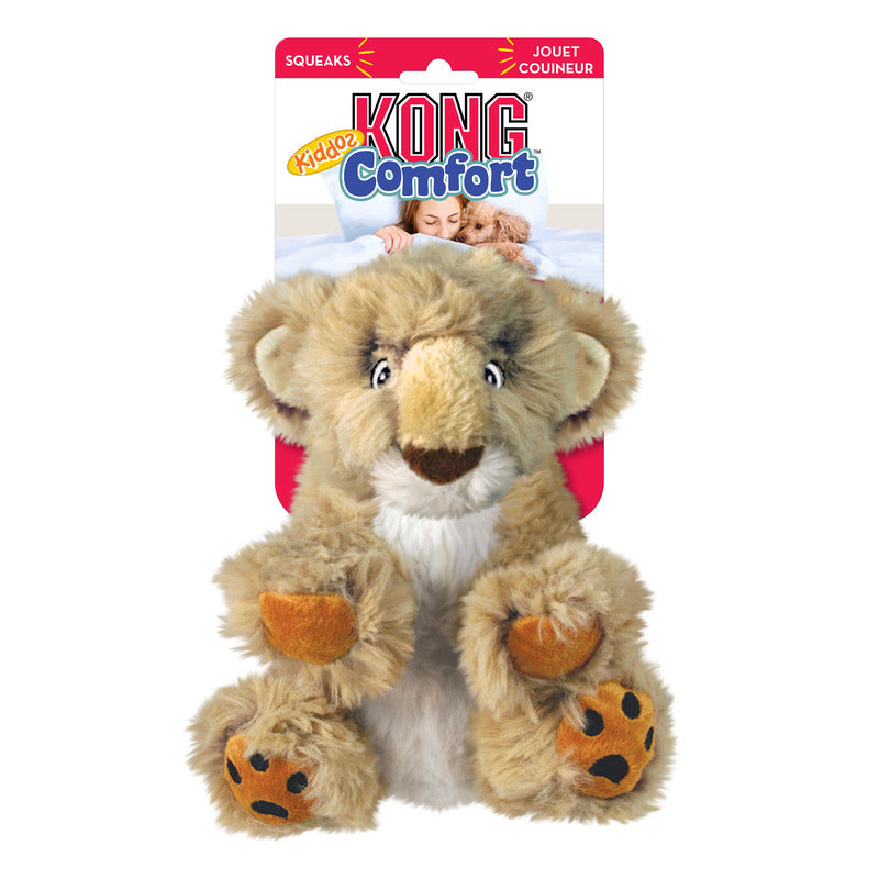 KONG Comfort Kiddos Lion Plush Dog Toy Large