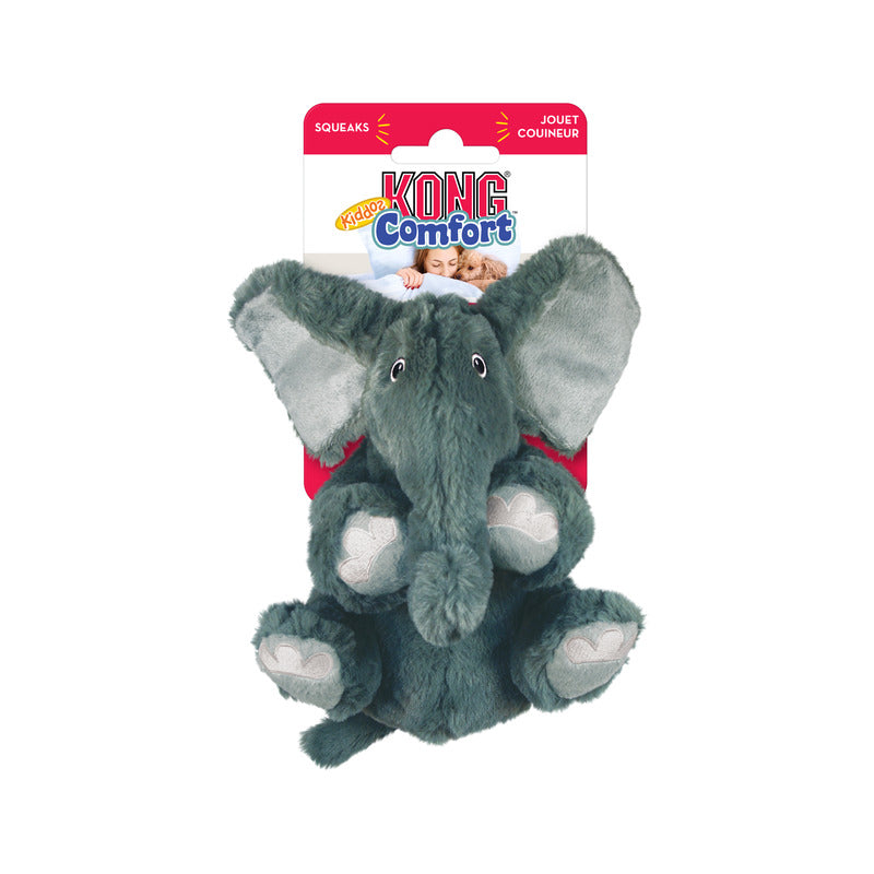 KONG Comfort Kiddos Elephant Plush Dog Toy X-Small