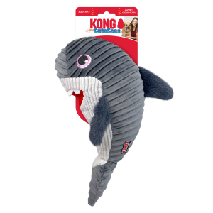 KONG Cuteseas Rufflez Shark Plush Dog Toy Medium/Large