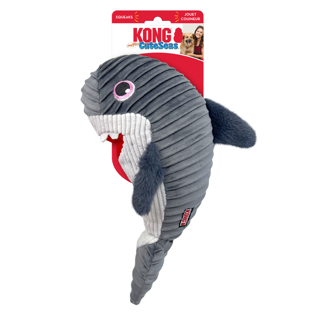 KONG Cuteseas Rufflez Hermit Crab Plush Dog Toy Small/Medium