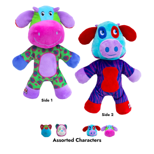 KONG Switcheroos Squeaky Plush Dog Toy - Large Assorted