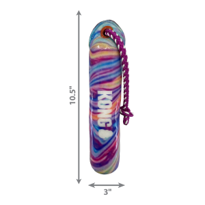 KONG Wild Shieldz Training Dummy Durable Fetch Dog Toy - Small/Medium Swirl