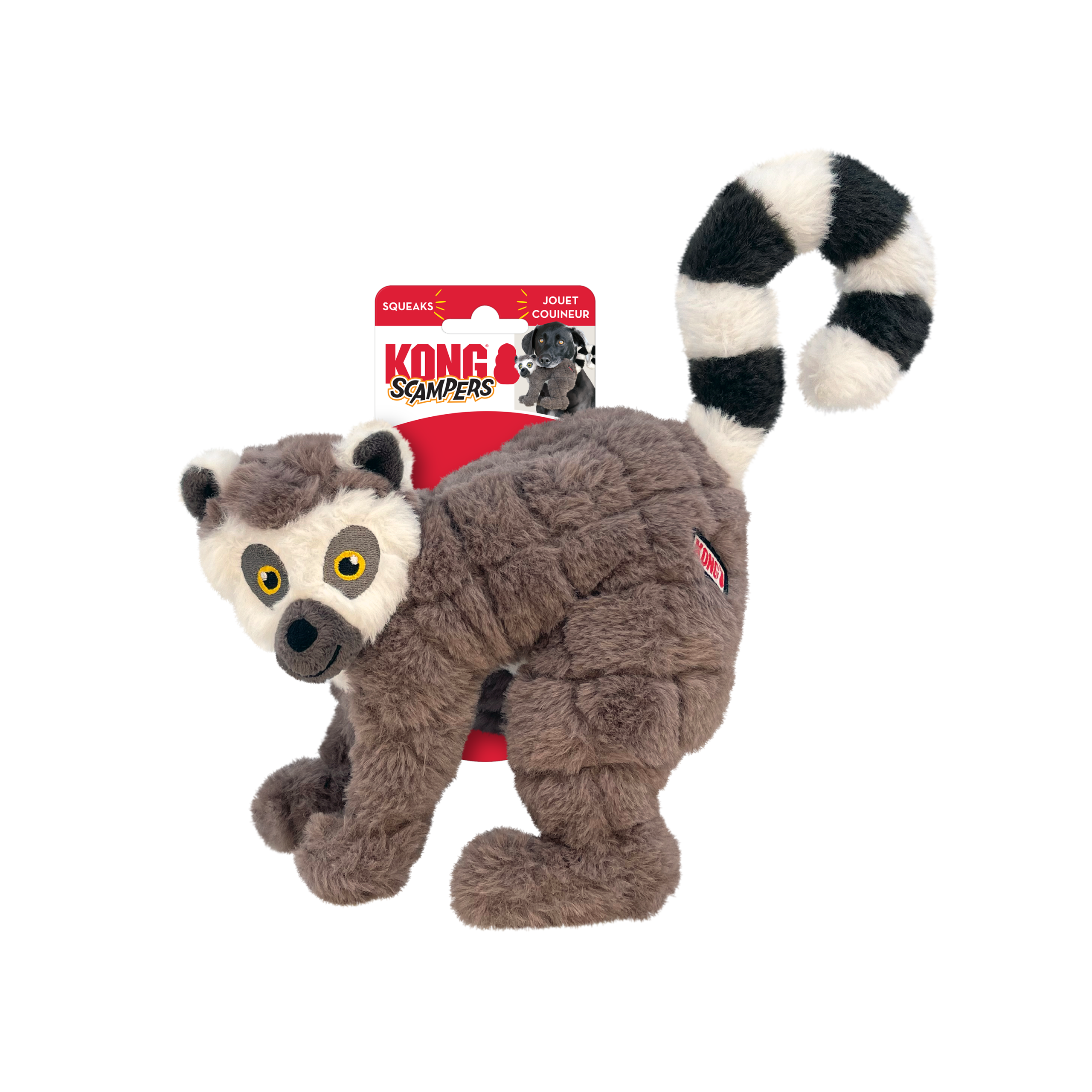 KONG Scampers Red Panda Md