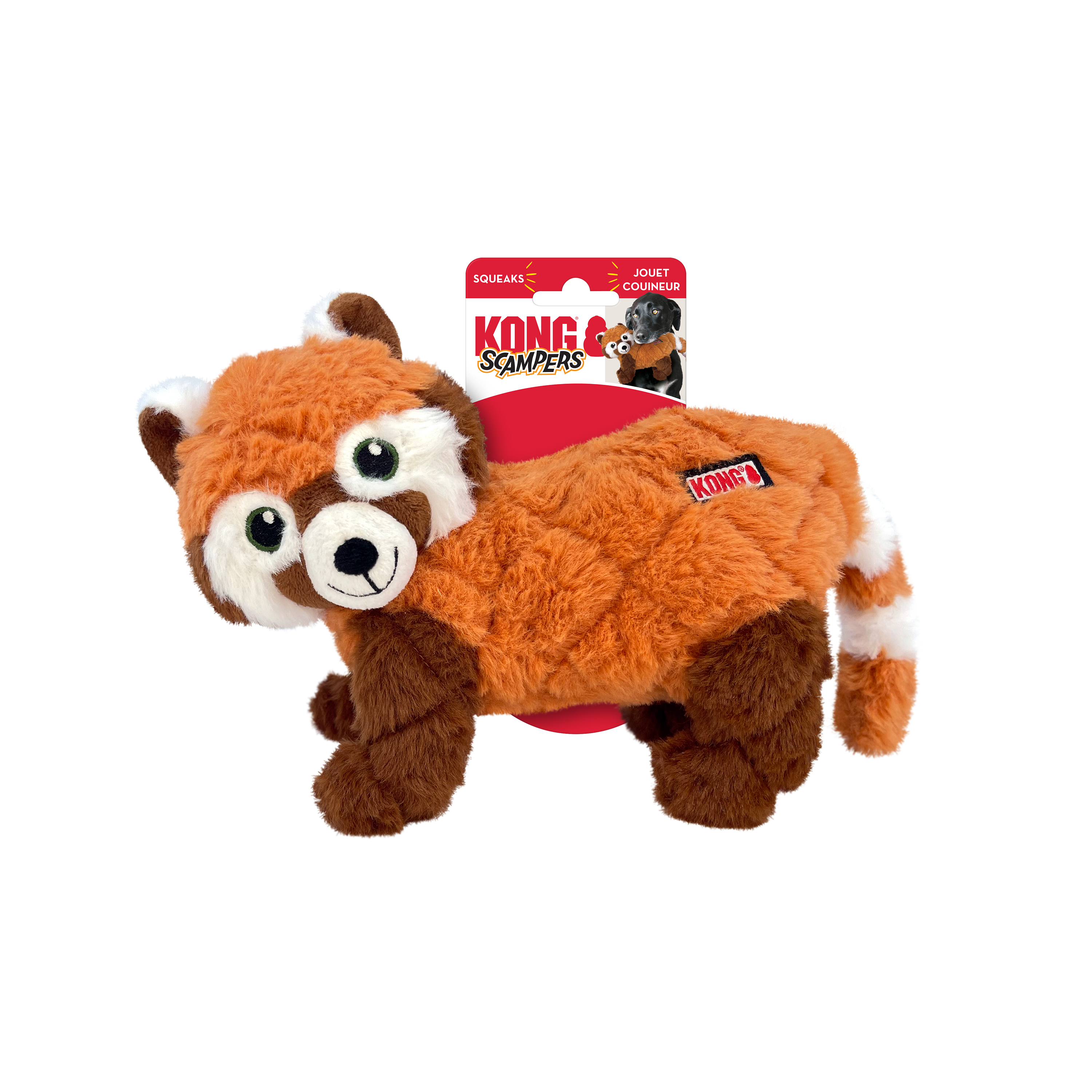 KONG Scampers Red Panda Md