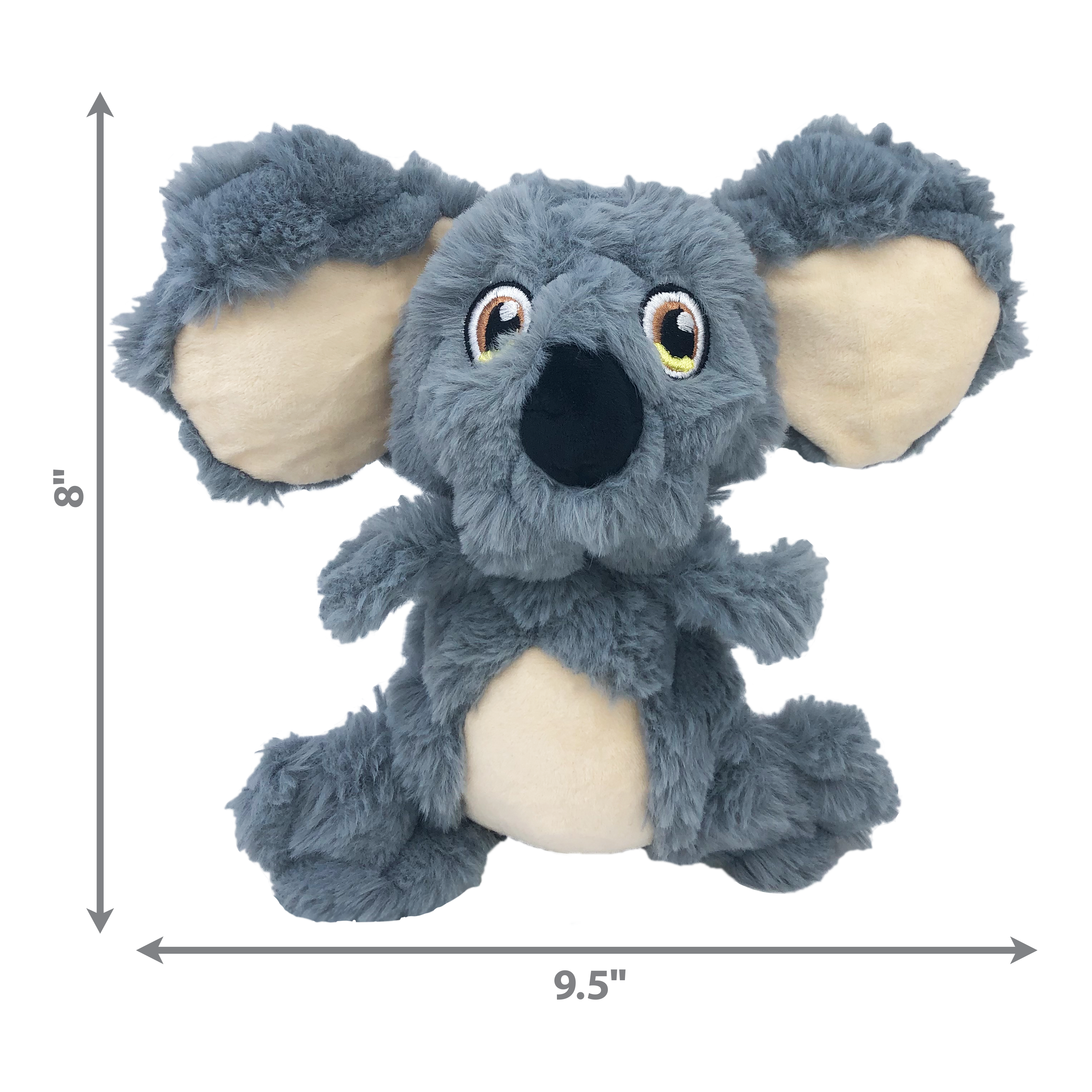 KONG Scrumplez Koala Squeaky Plush Dog Toy - Medium