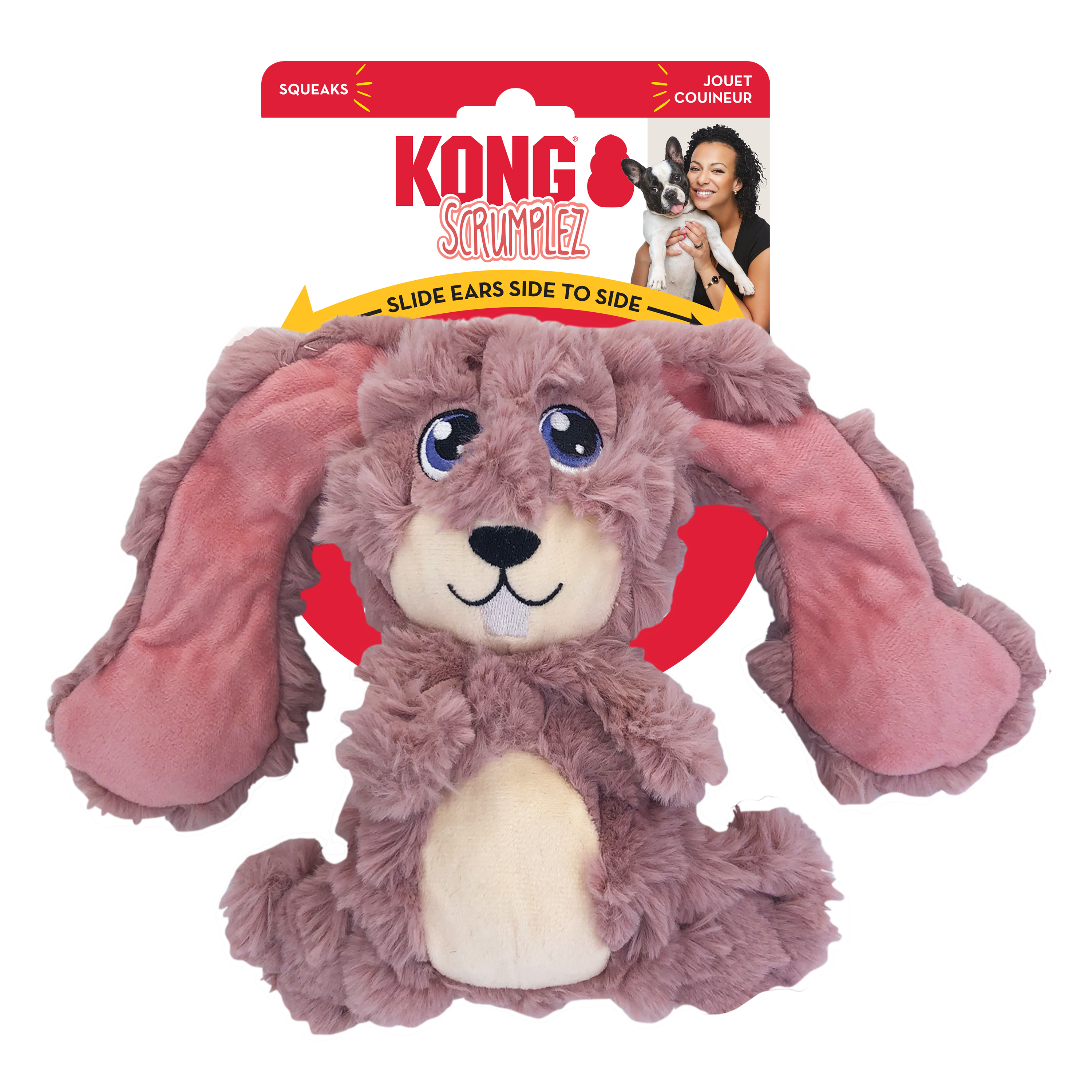KONG Scrumplez Koala Squeaky Plush Dog Toy - Medium