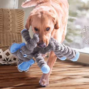 KONG Shakers Crumples Elephant Squeaky Tug Dog Toy - X-Large