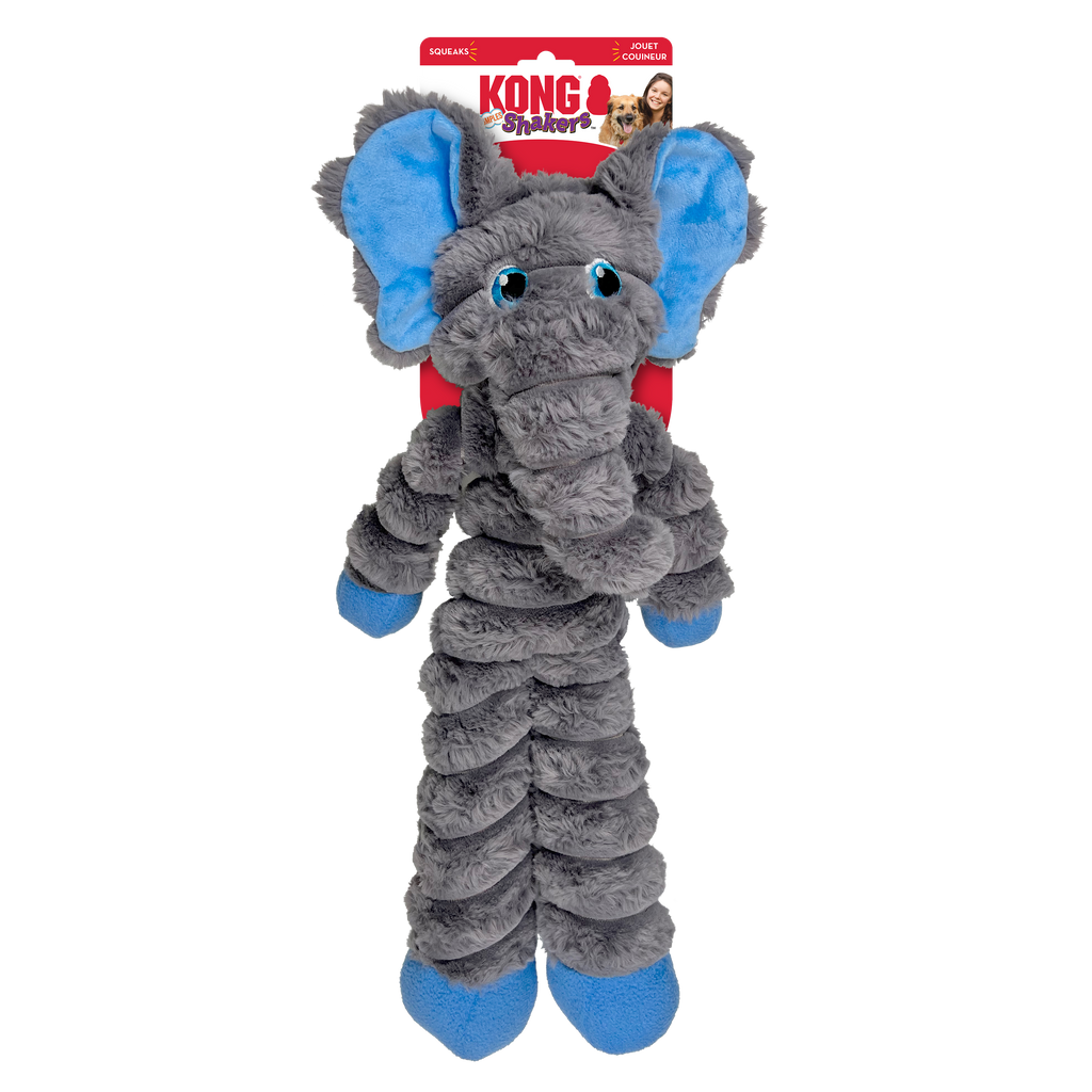 KONG Shakers Crumples Sloth Squeaky Tug Dog Toy - X-Large