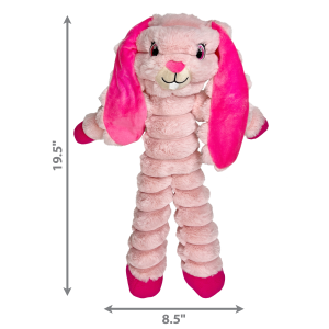 KONG Shakers Crumples Bunny Squeaky Tug Dog Toy - X-Large