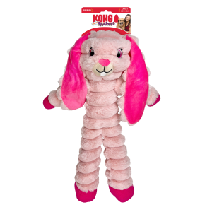 KONG Shakers Crumples Bunny Squeaky Tug Dog Toy - X-Large