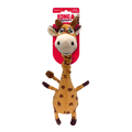 KONG Shakers Bobz Giraffe Squeaky Plush Dog Toy - Medium