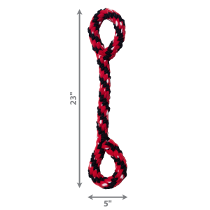 KONG Signature Rope 22" Double Tug Durable Dog Toy
