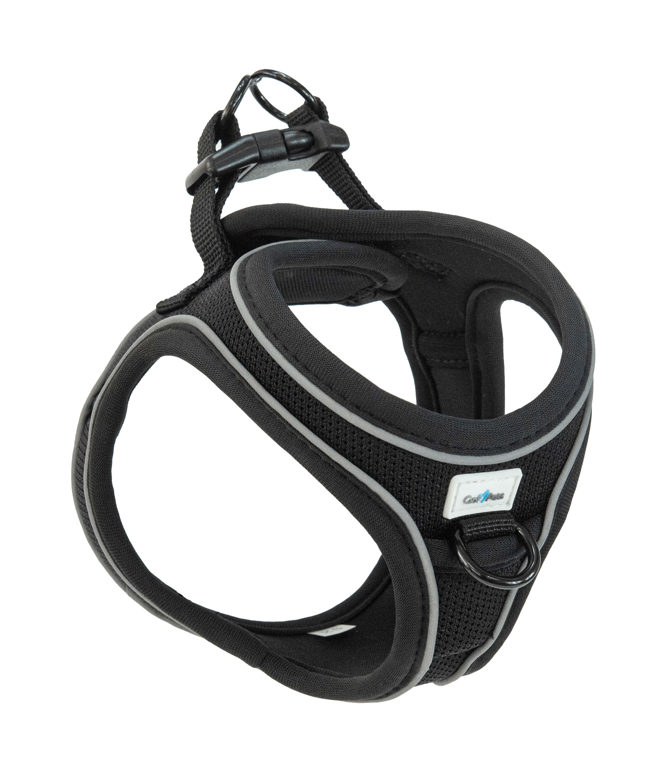Gor Pets Soft Mesh Breathable Dog Harness Medium - Black