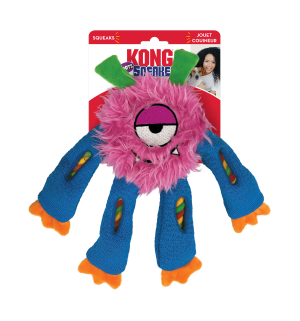 KONG Sneakerz Knots Squeaky Plush Dog Toy - Medium Assorted