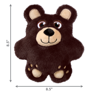 KONG Snuzzles Bear Squeaky Plush Dog Toy - Medium