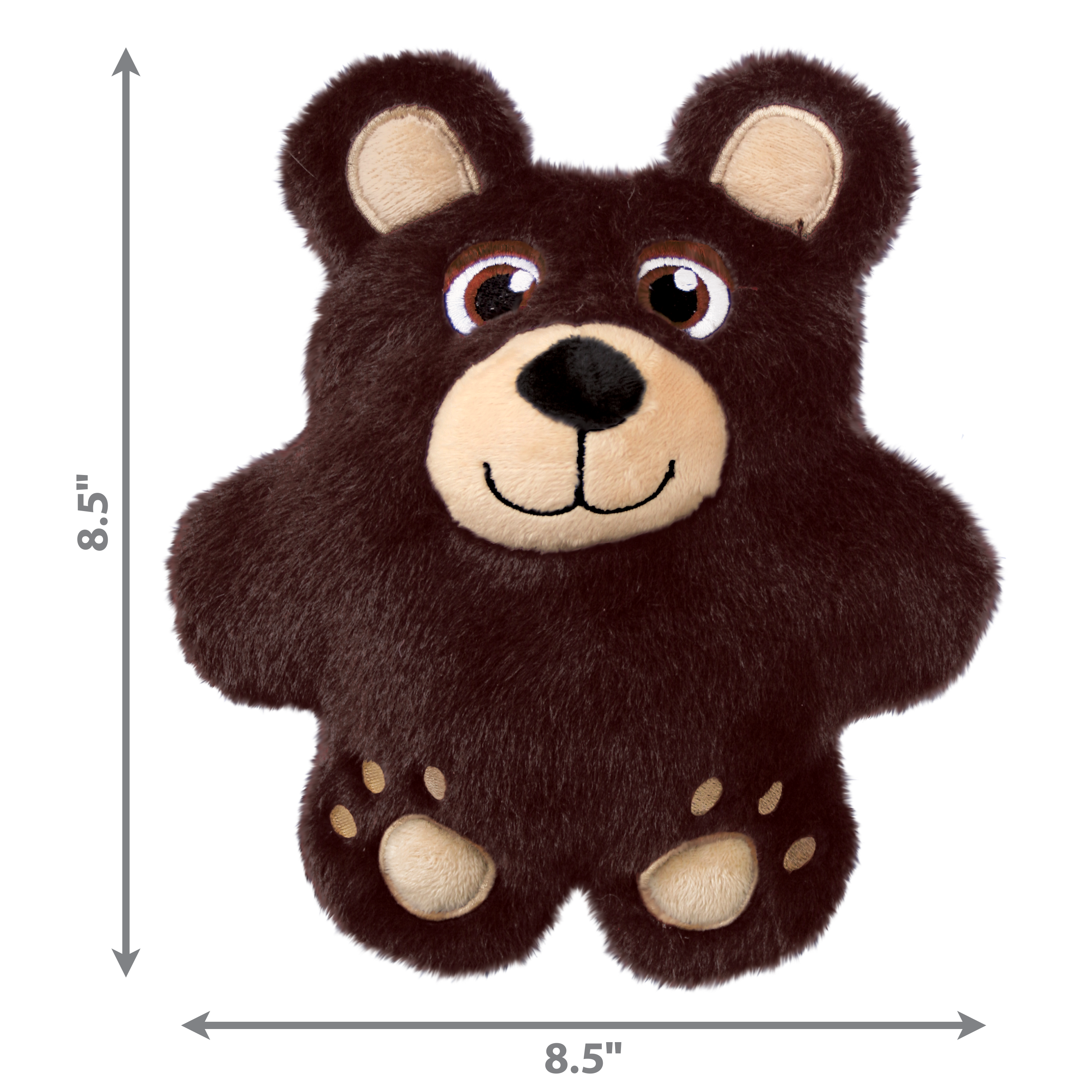 KONG Snuzzles Bear Squeaky Plush Dog Toy - Medium