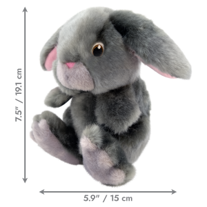 KONG Toughz Bunny Durable Squeaky Plush Dog Toy - Medium