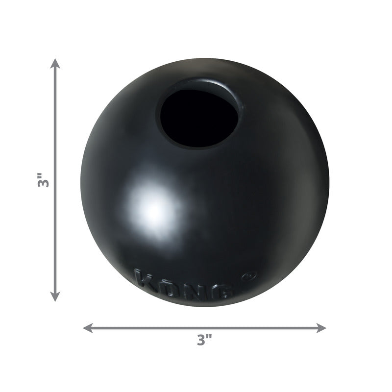 KONG Ball Extreme Durable Dog Toy Medium/Large 7.6cm - Black