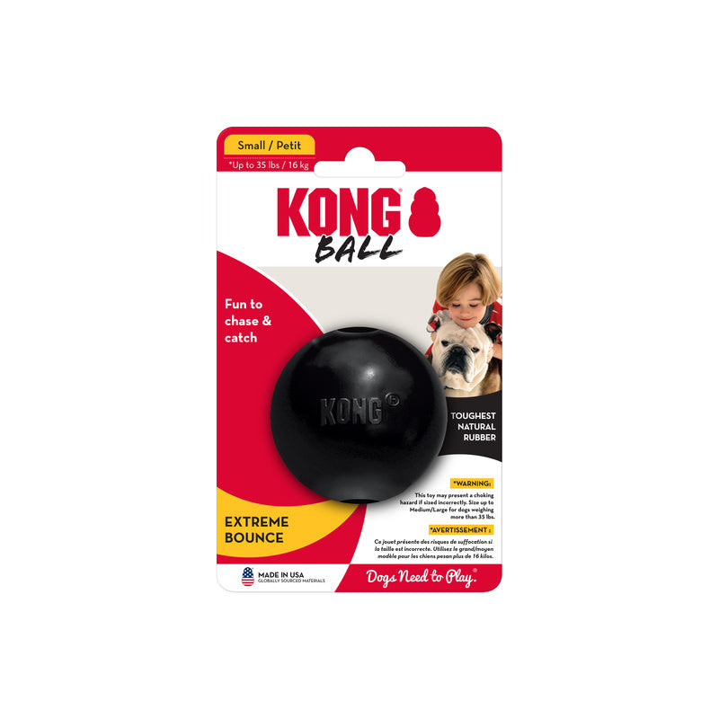 KONG Ball Durable Dog Toy Medium/Large 7.6cm - Red