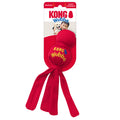 KONG Wubba Durable Squeaky Tug Dog Toy - Small Red/Blue/Purple (21cm)