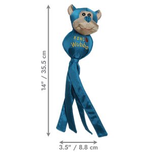 KONG Wubba Ballistic Friend Durable Squeaky Tug Dog Toy - Large Assorted (32cm)