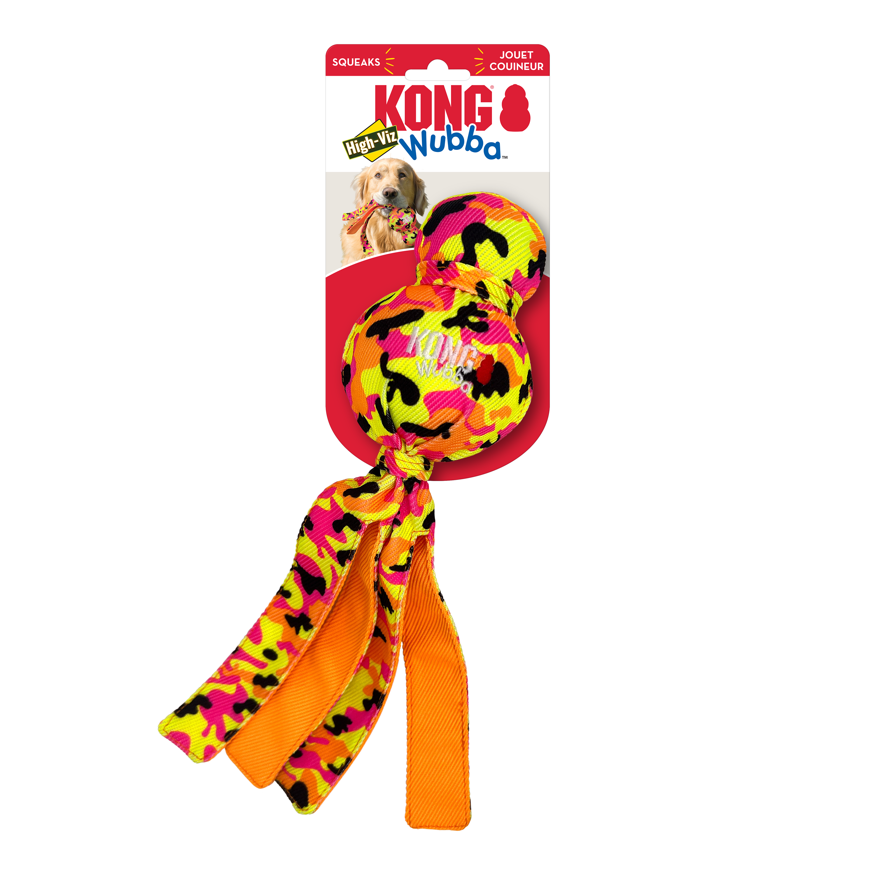 KONG Wubba Ballistic High-Viz Lg