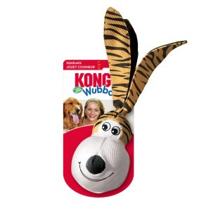 KONG Wubba Floppy Ears Squeaky Plush Tug Dog Toy - Large (34cm)