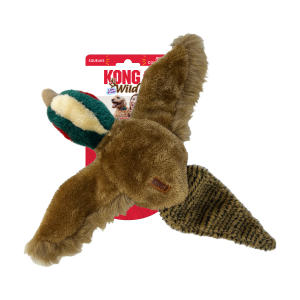 KONG Wild Low Stuff Pheasant Squeaky Plush Dog Toy - Medium