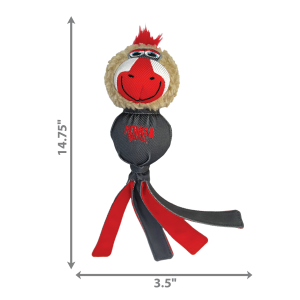 KONG Wubba Zoo Mandrill Squeaky Plush Dog Toy - Large