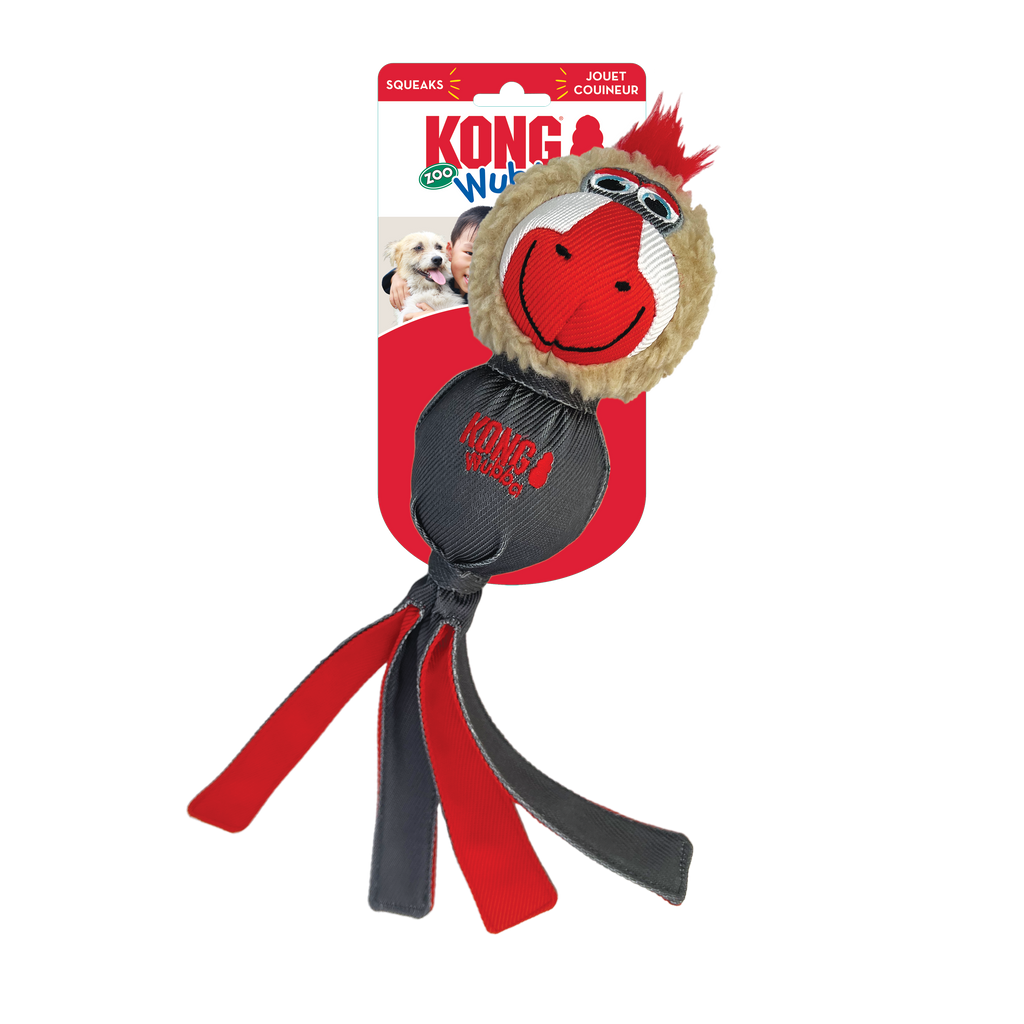 KONG Wubba Zoo Koala Squeaky Plush Dog Toy - Large
