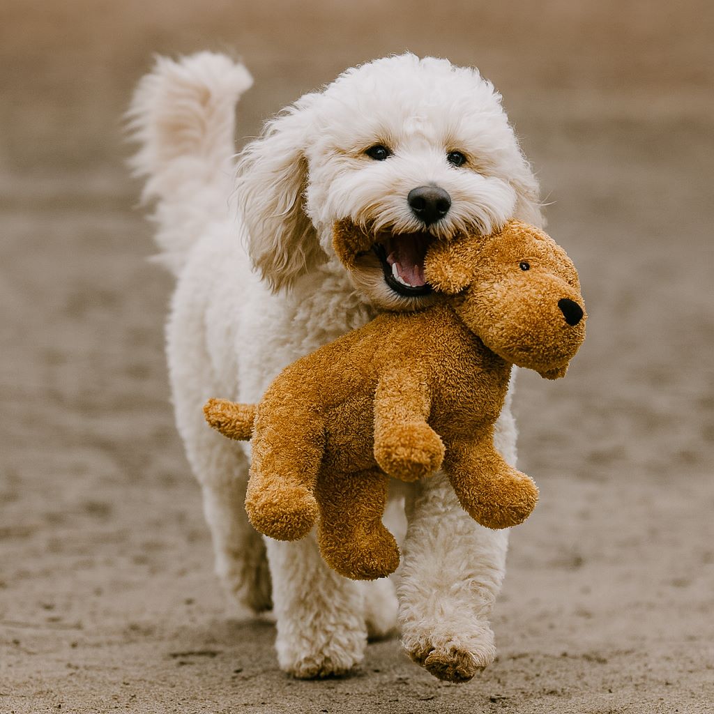 Harleys Companions - Muttley Crew Golden Doodle Shaped Dog Toy, XL