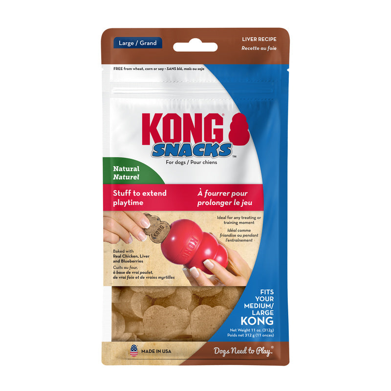 KONG Snacks Puppy Dog Treat for Stuffable Toys - Large 312g