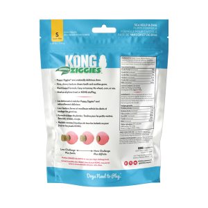 KONG Ziggies Enhanced Puppy Dental Chew Dog Treat - Small 198g