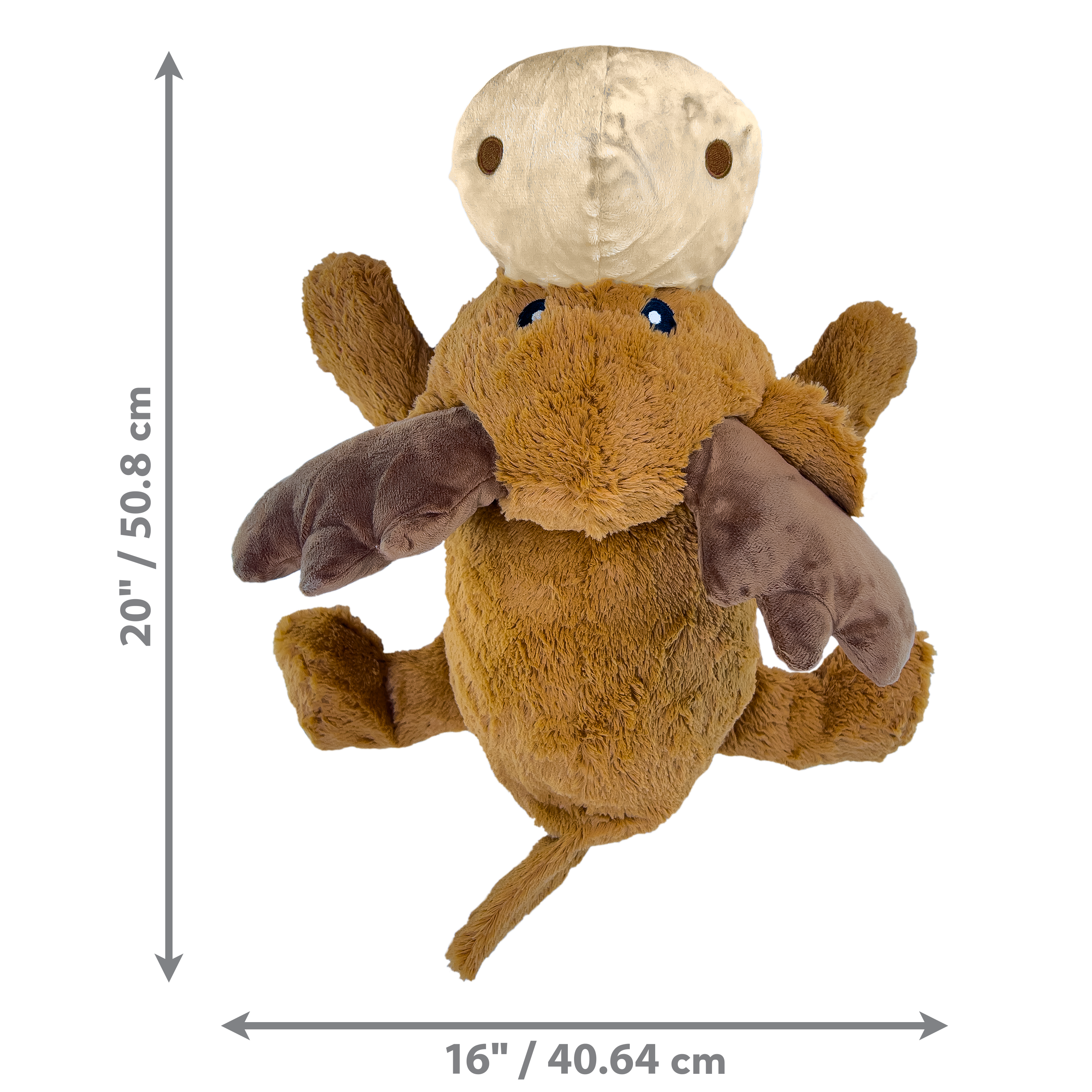 KONG Cozie Marvin Moose Jumbo Plush Dog Toy X-Large