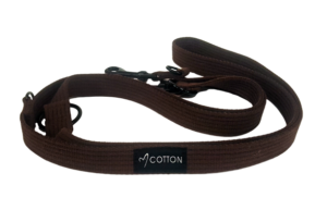 Gor Pets Cotton Training Leash - Medium 2cm Brown