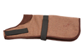 Gor Pets Kensington Tweed Waterproof Fleece Lined Adjustable Dog Coat - 14" Brown