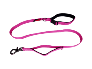 KONG Traffic Reflective Durable Dog Leash - Medium Fuchsia