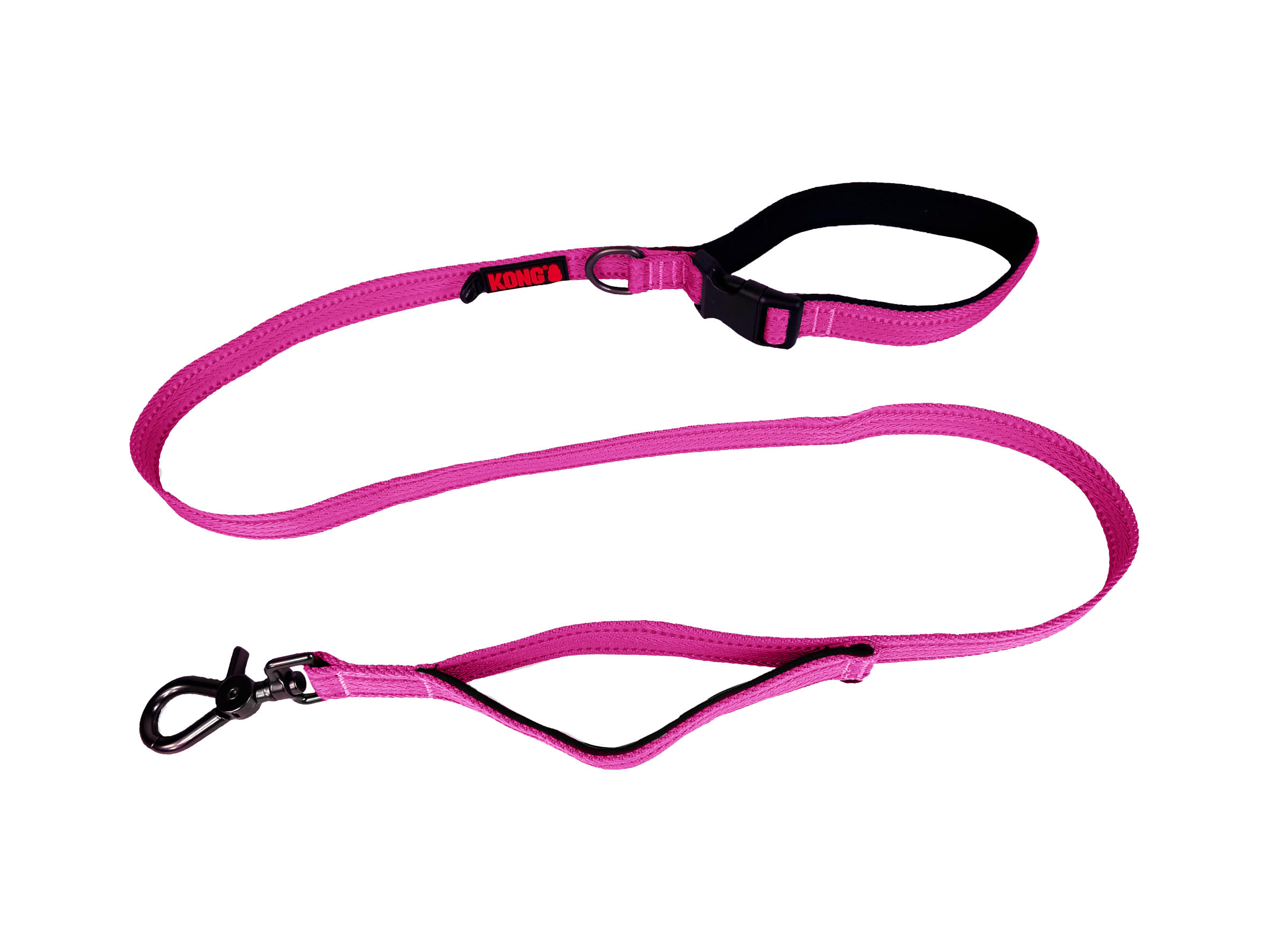 KONG Traffic Reflective Durable Dog Leash - Medium Red