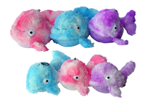 Gor Pets Reef Mommy Whale Plush Pet Toy 41cm - Blue/Purple/Pink
