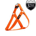 Ami Play Cotton Adjustable Durable Dog Harness - Large Orange (2.5cm)