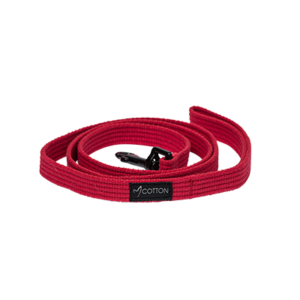 Gor Pets Cotton Dog Leash 140cm - Large 2.5cm Red