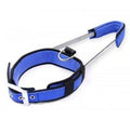 Patento Premium Adjustable Padded Reflective Dog Collar with Integrated Leash - XL Blue (61-71cm)