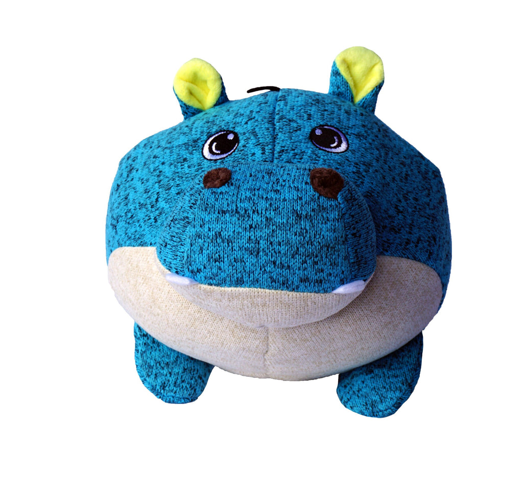 Gor Pets Hugs Softball Hippo Plush Pet Toy 19cm