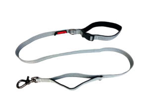 KONG Traffic Reflective Durable Dog Leash - Medium Grey