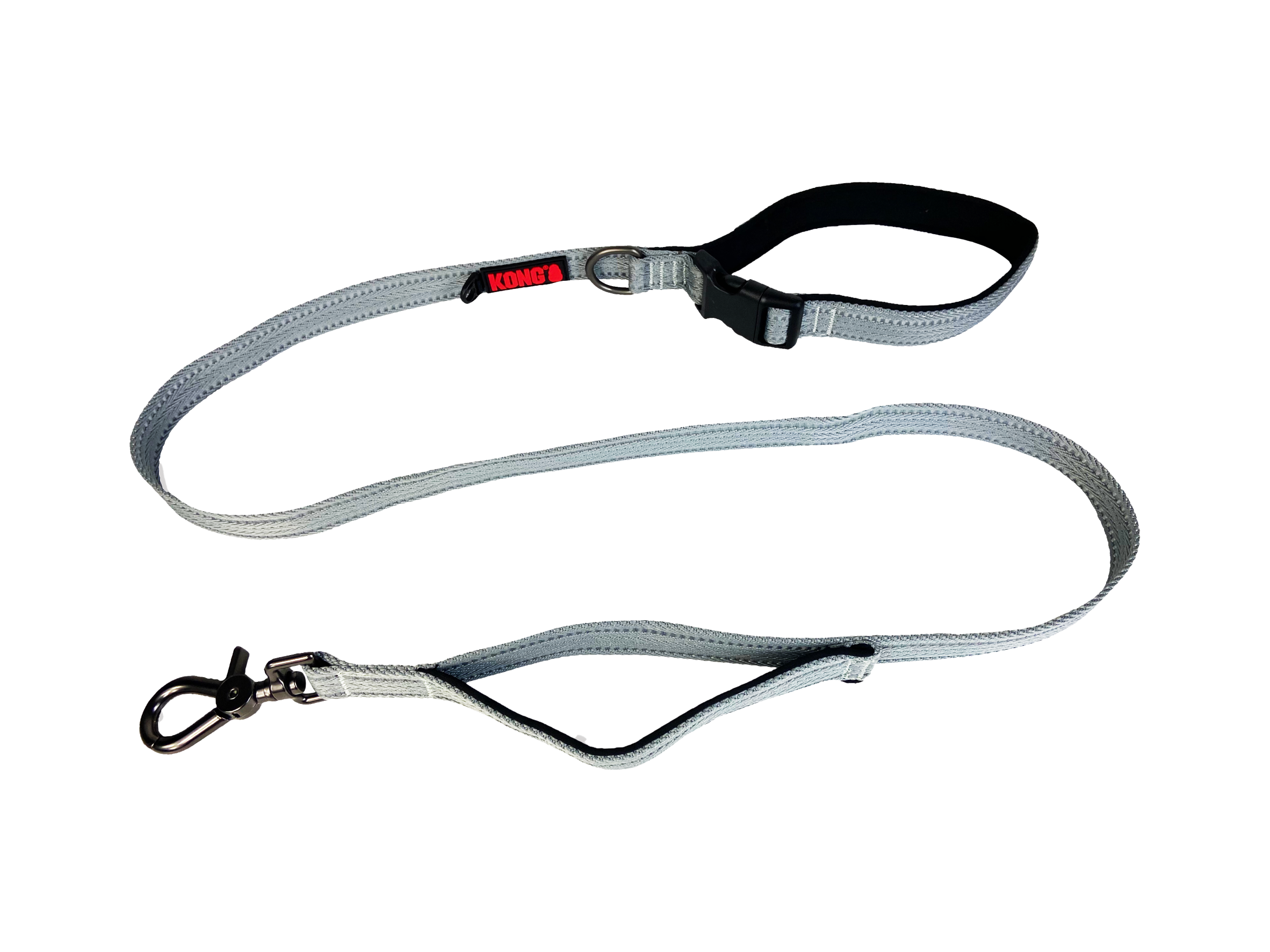 KONG Traffic Reflective Durable Dog Leash - Medium Blue