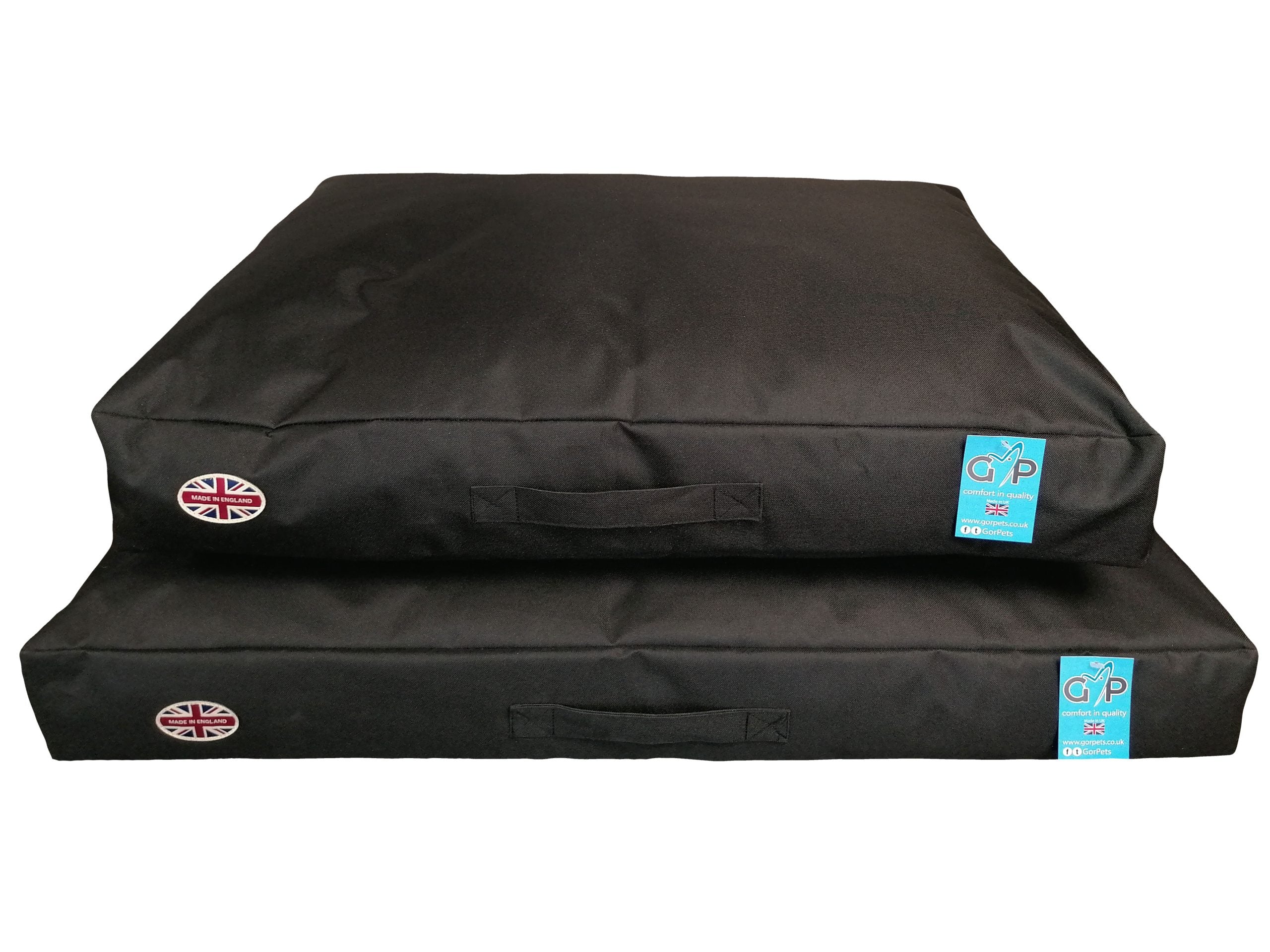 Gor Pets Outdoor Waterproof Washable Dog Sleeper Bed - Medium Navy