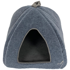 Gor Pets Camden Cosy Washable Cat Pyramid Bed - Blue